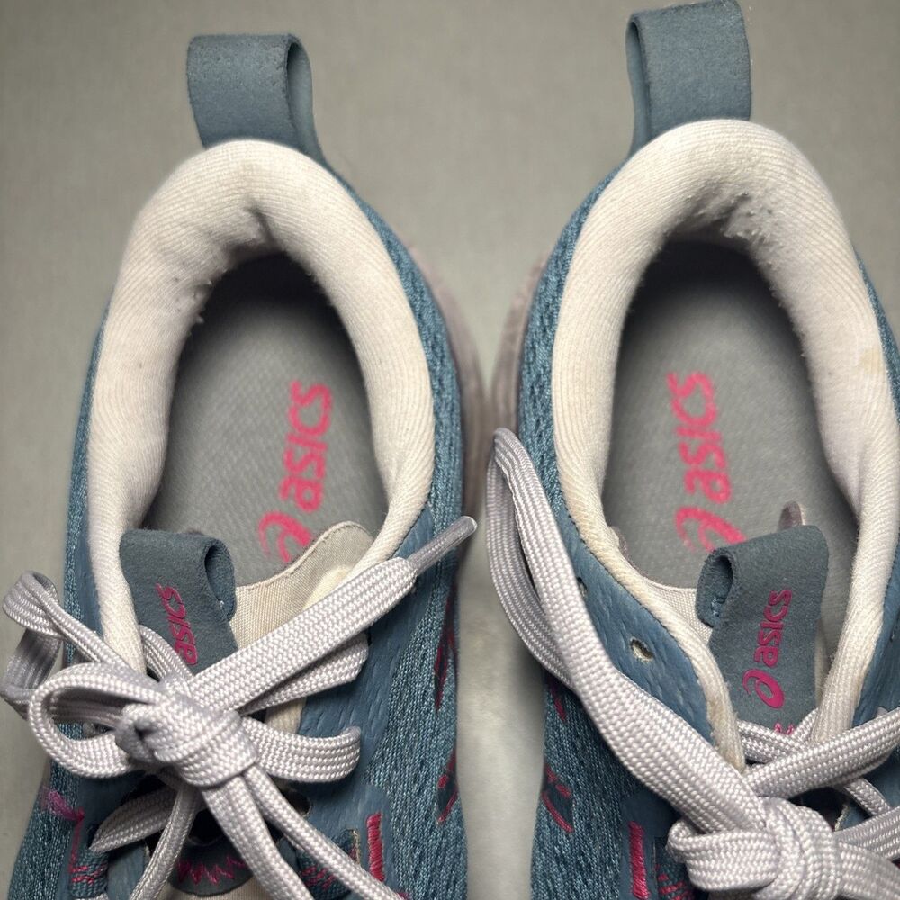ASICS Gel Noosa Tri 16 Shoes Womens Size 7.5 Blue Pink Sneakers Triathalon - Picture 12 of 14
